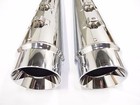 Megaphone Electra Glide Low Harley Davidson Slip-on Mufflers Exhaust Pipes Chr
