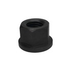 2 Pc 3 8  -16 Thread Flange Nut Steel Hex Threading Black Oxide Finish