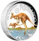 2026 Australia Kangaroo 1oz  9999 Silver Proof Colored High Relief  1 Coin