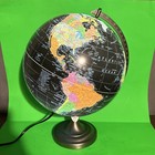 Replogle Starlight Series Black 12  Light Globe Lamp Worl Map