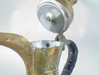 Large Antique  Brass  Turkish Coffee   Tea Pot
