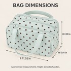 Women s Large Polka Dot Travel Makeup Toiletry Bag With Luggage Strap
