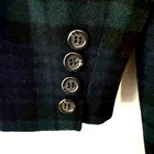Vintage Ralph Lauren Tartan Plaid Wool Cashmere Check Blazer Women s Size 8