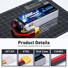 2x Zeee 4s Lipo Battery 3300mah 14 8v 50c Xt60 For Rc Helicopter Uav Drone Fpv