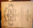 Antique 1915 Standard Atlas Benzie County Michigan Plat Book W  Maps Illustrate