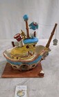 Disney Clayworks By Heather Golminc Donald s House - Ceramic Boat W original Box