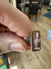 Victorian Antique 9k Carnelian Cameo Ring Cigar Band Size 6 