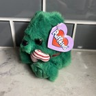 Puffkins Jingles The Christmas Green Teddy Bear 4  Plush Stuffed Animal Toy New