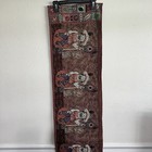Vintage Tapestry Table Runner Autumn Fall Pumpkins Scarecrow Leaves Cute 12x66
