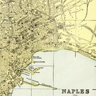 Antique Naples Italy Street Map 1901 George Cram City Map Of Naples Italy 9431
