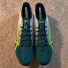 Men s Asics Hyper Sprint Cleats Size 12 Track Shoes 1091a015 Green White New