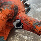 1992 Vintage Applause Dinosaur Giant Orange Stegosaurus Plush Stuffed Animal 90s