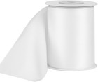 White Double Face Satin Ribbon 3  X Continuous 10 Yards ribbons Perfect For Chai