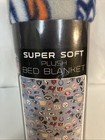 Nfl Super Soft Plush Bed Blanket Barious Team League Logos Fleece 40  X 50  New