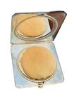 Burkhardt For Birks Sterling Silver Makeup Compact Powder Puff Box Vanity Purse