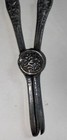 Vintage Silver Soldered Handmade  Floral Pattern Scissors Crimper 6 5 