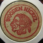 Vintage Weber City Grill Weber City  Va Wooden Nickel - Token Virginia