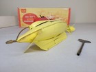 Video  1960 s Sutcliffe Sea Wolf Atomic Submarine Wind-up Tin Toy C w Box   Key