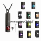 Birthday Stone Cremation Urn Cube Memorial Ashes Necklace Pendant Keepsake 22 