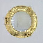 Brass  8  Mirrored Ship boat Marine Porthole Window Mirror  New In Box