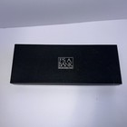 Jos  A Bank Black Cummerbund Pleated Silk Adjustable Metal Clasp 5  Wide One Siz