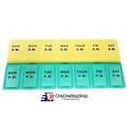 Am Pm 7 Day Pill Box Organizer Medicine Tablet Daily Vitamin Case Holder