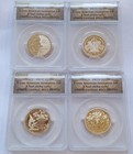 2019-s American Innovation Dollar 4 Coin Set Anacs Pr70 First Strike  013 Of 725