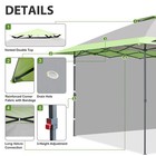 Eagle Peak 13x13 Pop Up Canopy Tent W one Wall