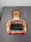 Rare Vintage Original Advertising Sign  Bow Ties By Castle Store Mirror 
