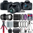 Canon Powershot Sx70 Hs Camera   7 Pc Filter Kit   Spider Tripod - 64gb Bundle