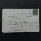 Antique Victorian Woman Swans Pond Scene 1908 Posted Standard Postcard Writing