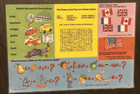 Rand Mcnally Laminated 1993 World Map Atlas Placemat 2 Sided Kids Puzzle Games