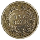 1893-s Barber Dime   Bold Vf 