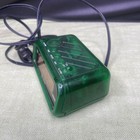 Vintage Westclox 49808 Translucent Green Alarm Clock Y2k Clear Retro Tested