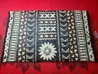 Vtg Pacific Island Fiji Tonga  Tapa Tree Bark Cloth Clutch envelope Purse 7 X 12