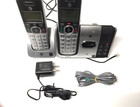 At t Cordless Phones With Answering System Model Cl82214 2 Phones  1 Base Phone