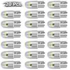 20x T10 194 168 W5w 2825 Cob Led License Plate Interior Light Bulbs 6000k White