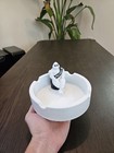 Michelin Man Bibendum White Ashtray Replica