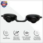 2 Pack Evo Sunnies Flexible Tanning Bed Goggles Uv Eye Protection Glasses