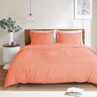  Duvet Cover Size     Duvet Cover Set - Soft And Breathable Comforter Queen Coral