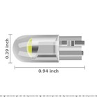 20x T10 194 168 W5w 2825 Cob Led License Plate Interior Light Bulbs 6000k White