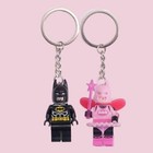 Cute Exclusive Pink Fairy Batman Lego Keychain Valentine s Day Couple Gifts