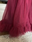 Tutu Du Monde Girl s 10-11 Burgundy Magenta Tulle Hand Beaded Formal Dress
