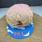 Rapha Rcc Cycle Club Cycling Hat Cap Osfm Beach Waves Birds Orange Blue
