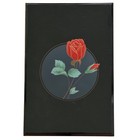 Vintage Otagiri Crimson Rose Black Lacquer Address Book Made In Japan Nib Mcm