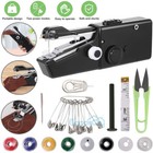 Mini Portable Electric Tailor Stitch Hand-held Sewing Machine  126pcs Sewing Kit