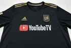 Lafc Los Angeles Fc Adidas 2018 2019 Black Home Soccer Shirt Jersey Size Large