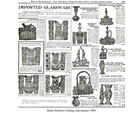 Imported Glass In Butler Bros  Catalogs 1901-1941 - Bohemian Czech Japanese