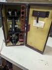 Vtg  Bausch   Lomb Microscope Luggage Case ny Medical College 