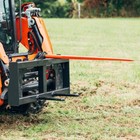 Titan Attachments Skid Steer Hay Frame Attachment  Rated 3000 Lb